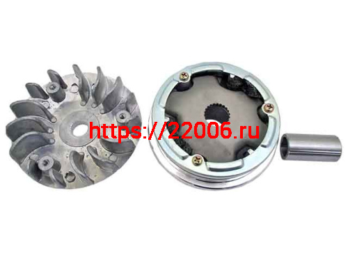 Вариатор Suzuki AD-110 в сборе (ролики,втулка) SEE Вариатор Suzuki AD-110 в сборе (ролики,втулка) SEE
