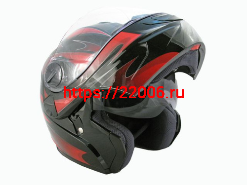 Мотошлем THH T-797 №2 black/ red (M) Мотошлем THH T-797 №2 black/ red (M)