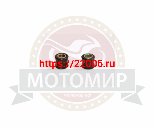Сайлентблок 24 мм  D24*d12*L19/D24*d10*L19) амортизатора Альфа, Дельта, Zodiak (пара) Т36+Т40