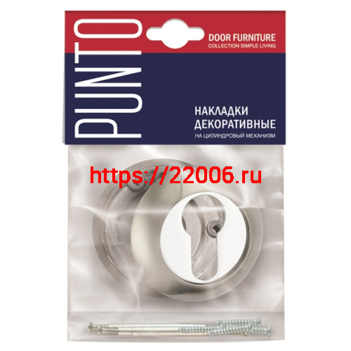 Накладка Punto (Пунто) под цилиндр ET.R.TL54 (ET TL) WH-19 белый фото 2
