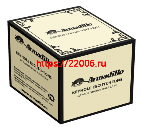 Накладка Armadillo (Армадилло) NORMAL PS/CL-OB-13 Античная бронза 2 шт. фото 2