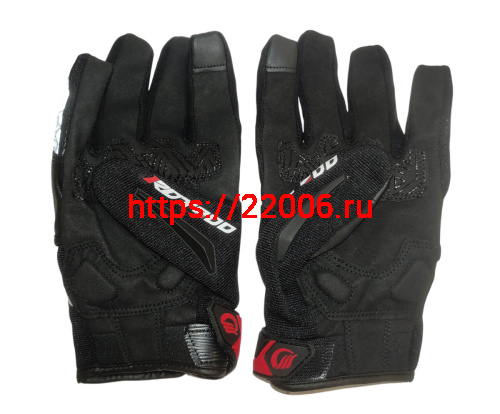 Перчатки PRO-BIKER MCS-57 (чёрно-красные), р-р L фото 2 Перчатки PRO-BIKER MCS-57 (чёрно-красные), р-р L фото 2