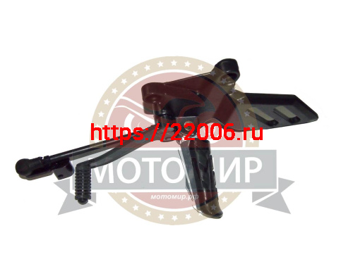 Подножка водителя FALCON левая, в сборе с кронштейном и педалью ПЕР.ПЕРЕДАЧ с тягой (Узел в сборе) Подножка водителя FALCON левая, в сборе с кронштейном и педалью ПЕР.ПЕРЕДАЧ с тягой (Узел в сборе)