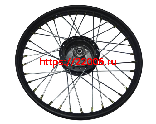 Обод 18" передний спицы, барабан. тормоз 1,4-18 COLT SCRAMBLER (НАБОР) фото 2 Обод 18" передний спицы, барабан. тормоз 1,4-18 COLT SCRAMBLER (НАБОР) фото 2