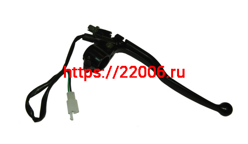 Рычаг сцепления  YBR125 в сборе с кронштеном