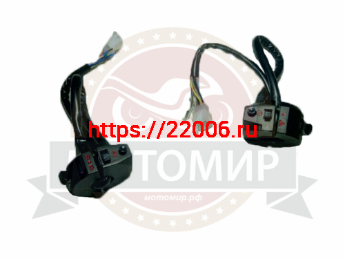 Переключатель SWIFT STREET, EVALUTION, левый+правый, в сборе, черные узкие Переключатель SWIFT STREET, EVALUTION, левый+правый, в сборе, черные узкие