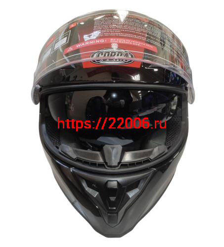 Шлем интеграл COBRA EC H128, серый/оранж, серый/син, черн/крас, черн/лайм, черн/оранж, размер S фото 2