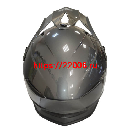 Шлем кроссовый COBRA EC H337, серый титан, размер XL фото 4