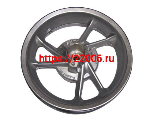 Обод задний литой, диск. тормоз скутер QUANTUM (051) Обод задний литой, диск. тормоз скутер QUANTUM (051)