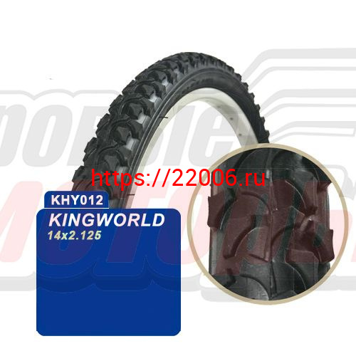 Велопокрышка 14"х 2,125 (KHY012) Kingworld Велопокрышка 14"х 2,125 (KHY012) Kingworld