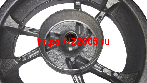 Обод задний литой, диск. тормоз скутер QUANTUM (051) фото 3 Обод задний литой, диск. тормоз скутер QUANTUM (051) фото 3