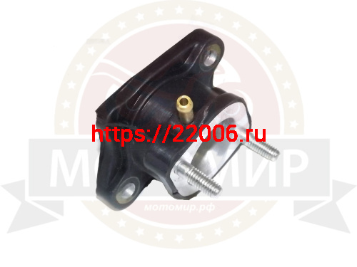 Патрубок карбюратора CB/CG 250 см3 Fighter 250 (коллектор впускной) прямой (резин) (НАБОР)