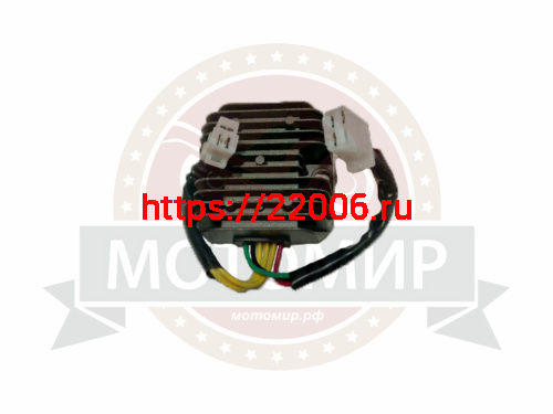 Реле регулятор с проводом 6 конт. колодка 3+3 250 см3 ZLA250-9 (7335) Реле регулятор с проводом 6 конт. колодка 3+3 250 см3 ZLA250-9 (7335)