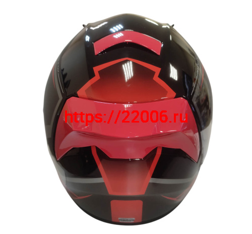 Шлем интеграл COBRA EC H128, серый/оранж, серый/син, черн/крас, черн/лайм, черн/оранж, размер S фото 4