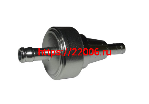 Фильтр топливный ЭКСКЛЮЗИВ в МЕТАЛЛ корпусе серебристый (HF9005) фото 3