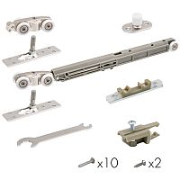 Комплект Armadillo (Армадилло) для раздвижных дверей SLD.Comfort-PRO.SET3.soft close+roller/80
