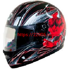 Мотошлем THH TS-38 №5 black/red (M) Мотошлем THH TS-38 №5 black/red (M)