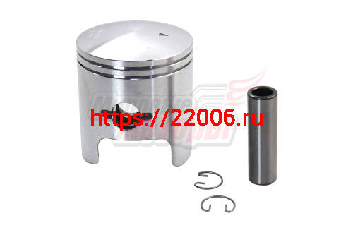 Поршень Рысь (Тайвань) 2 ремонт (65.50) (1шт) (в коробочке, с пальцем и стопорными кольцами)